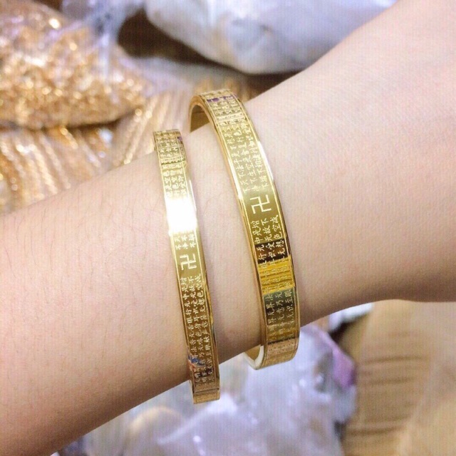 Vòng bát nhã tâm kinh bình an may mắn, vòng tay ko đen V2255