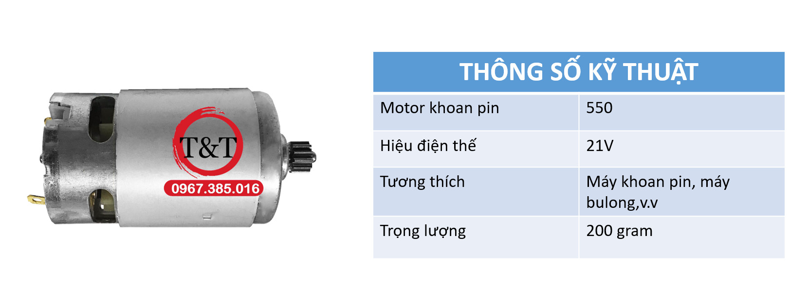[HCM]Motor máy khoan pin 21V