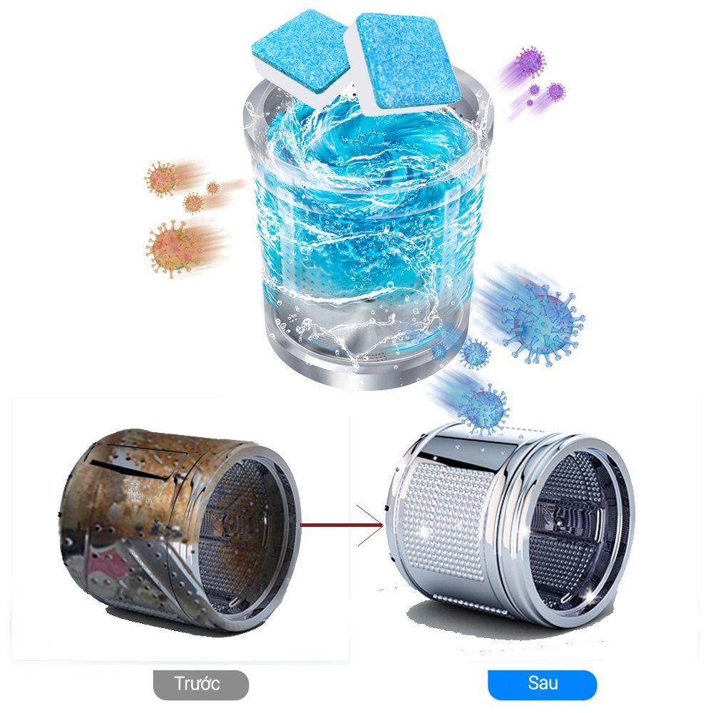 Box of 12 cleansing tablet washing machine washing machine