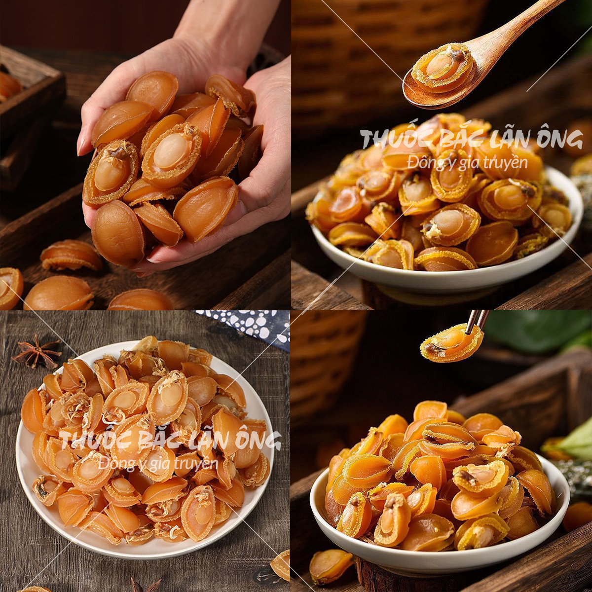 Nhân bào ngư khô Nha Trang 100g (Loại 1, nấu súp, hầm canh bổ dưỡng)