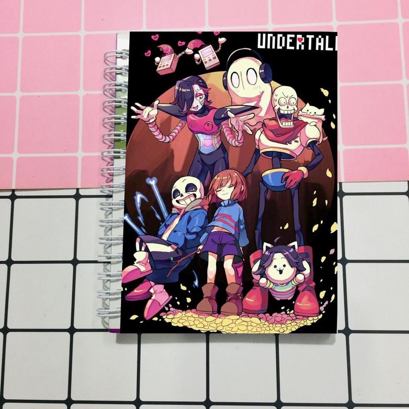 Sổ tay in hình sans undertale 200 trang