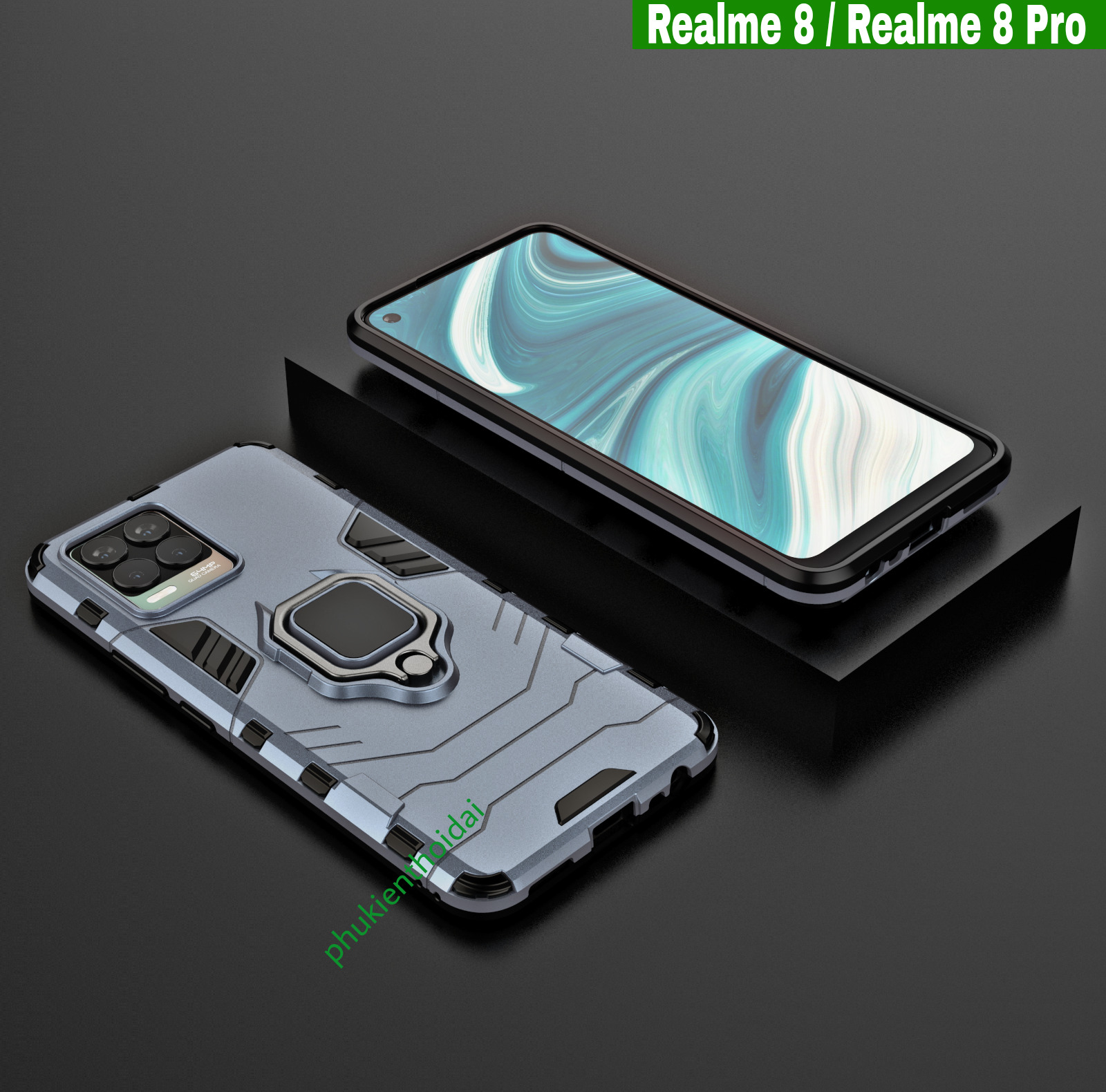 ỐP LƯNG REALME 8 / REALME 8 PRO IRON MAN IRING CHỐNG SỐC CHỐNG VA ĐẬP MẠNH