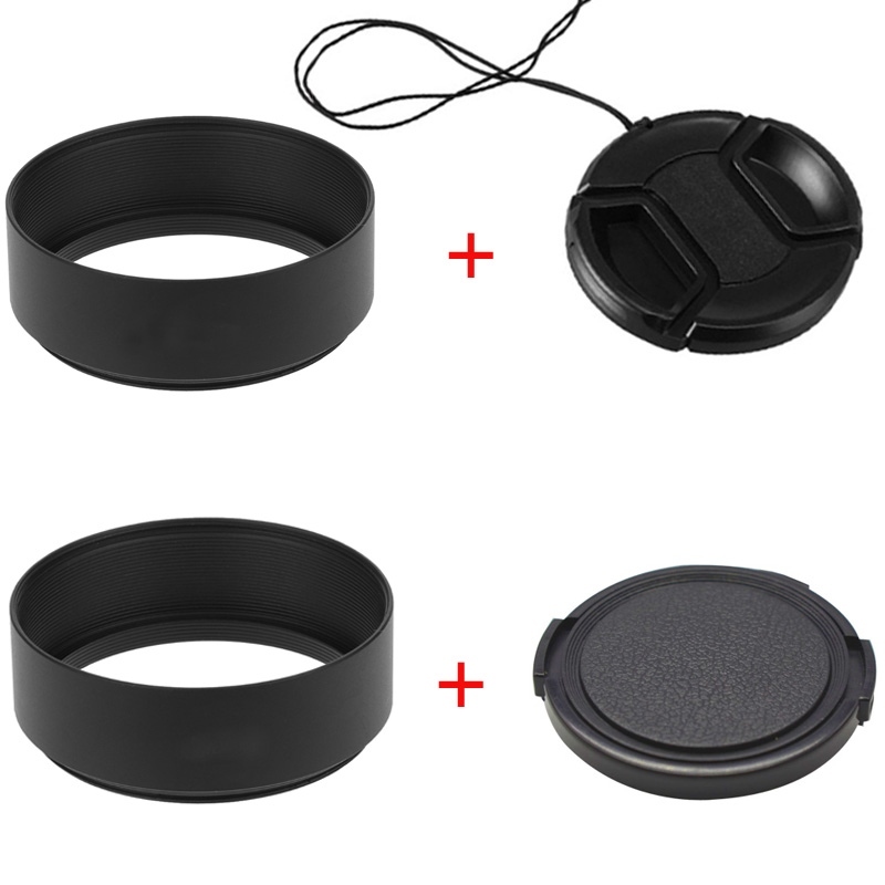 Metal Lens Hood   lens Cap 40.5mm 43mm 49mm 52mm 58mm 55mm 62mm 67mm 72mm 77mm for Leica Canon Nikon Sony