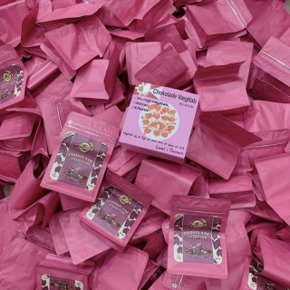Kẹo socola giảm cân đan mạch - tách lẻ túi 20 viên [hộp màu hồng] 4