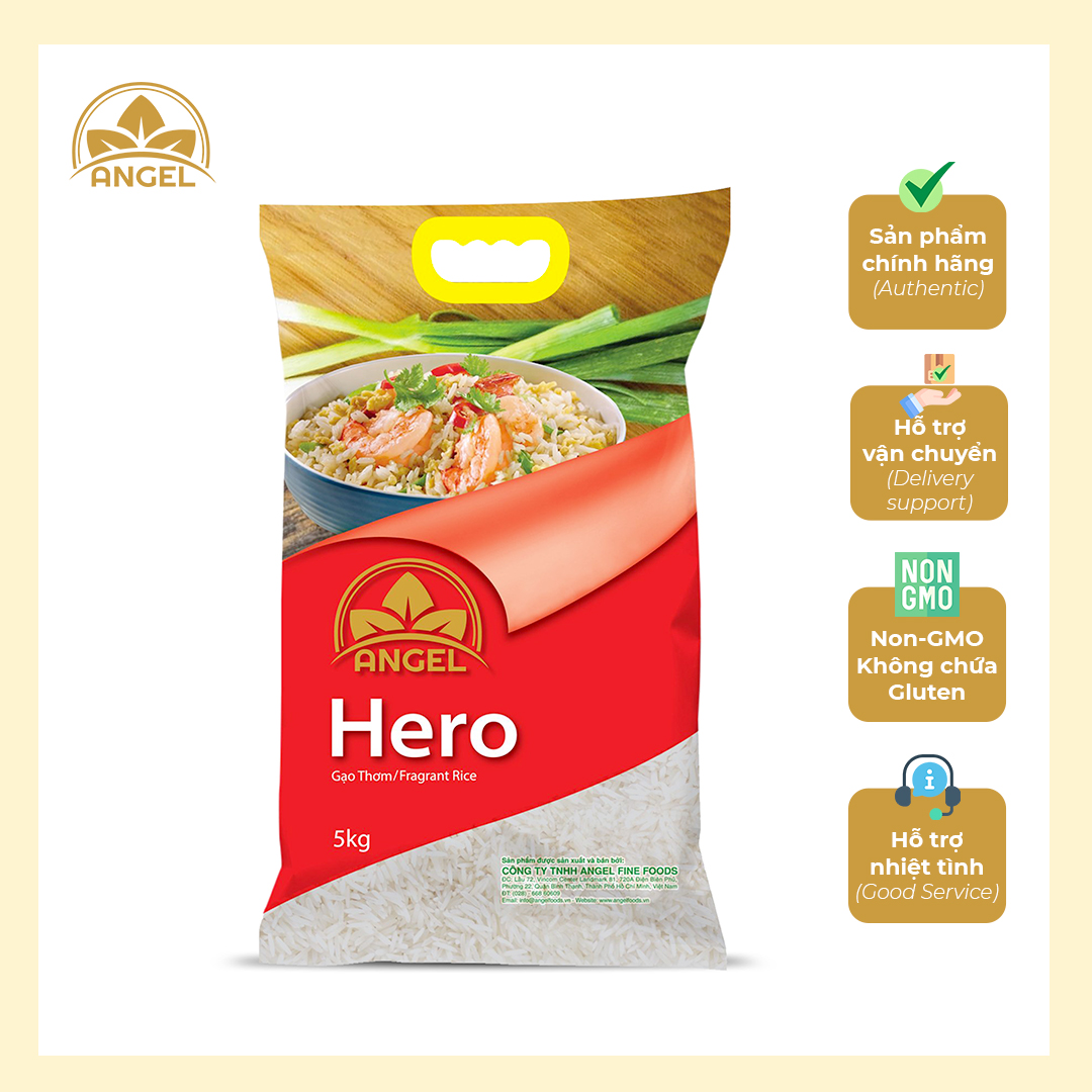 Fragrant Jasmine Rice 5kg🌾HCM🌾Date 24 months🌾Angel Foods