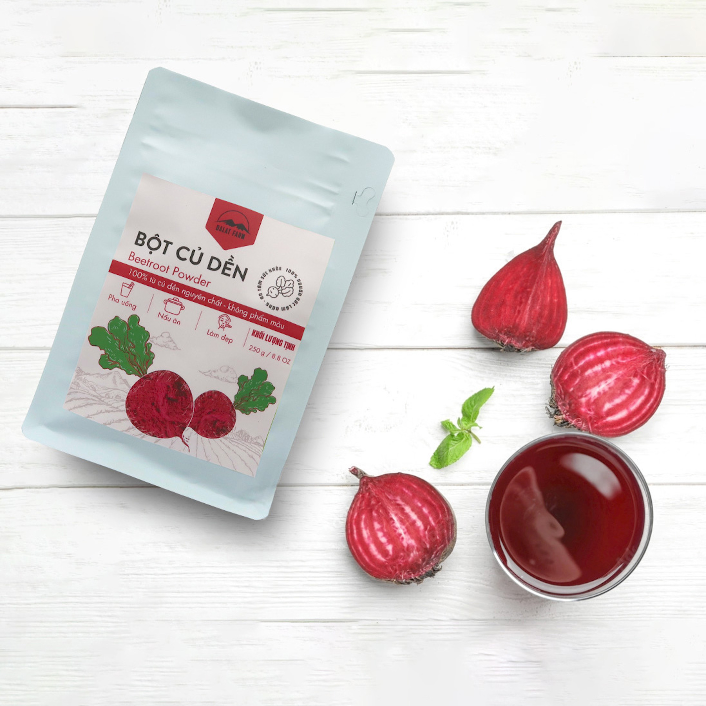 Bột Củ Dền Dalat Farm - Túi 250Gr