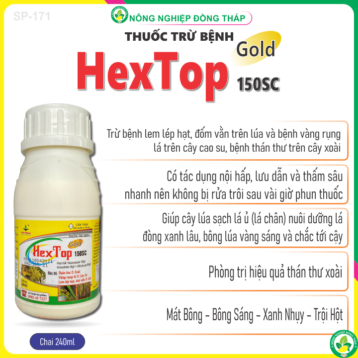 Trừ Bệnh HexTop Gold 150SC (chai 240ml)