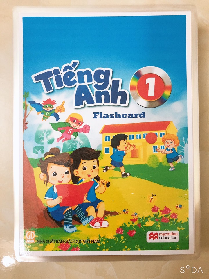 Flashcard Tiếng Anh lớp 1 - macmillan -ép plastics