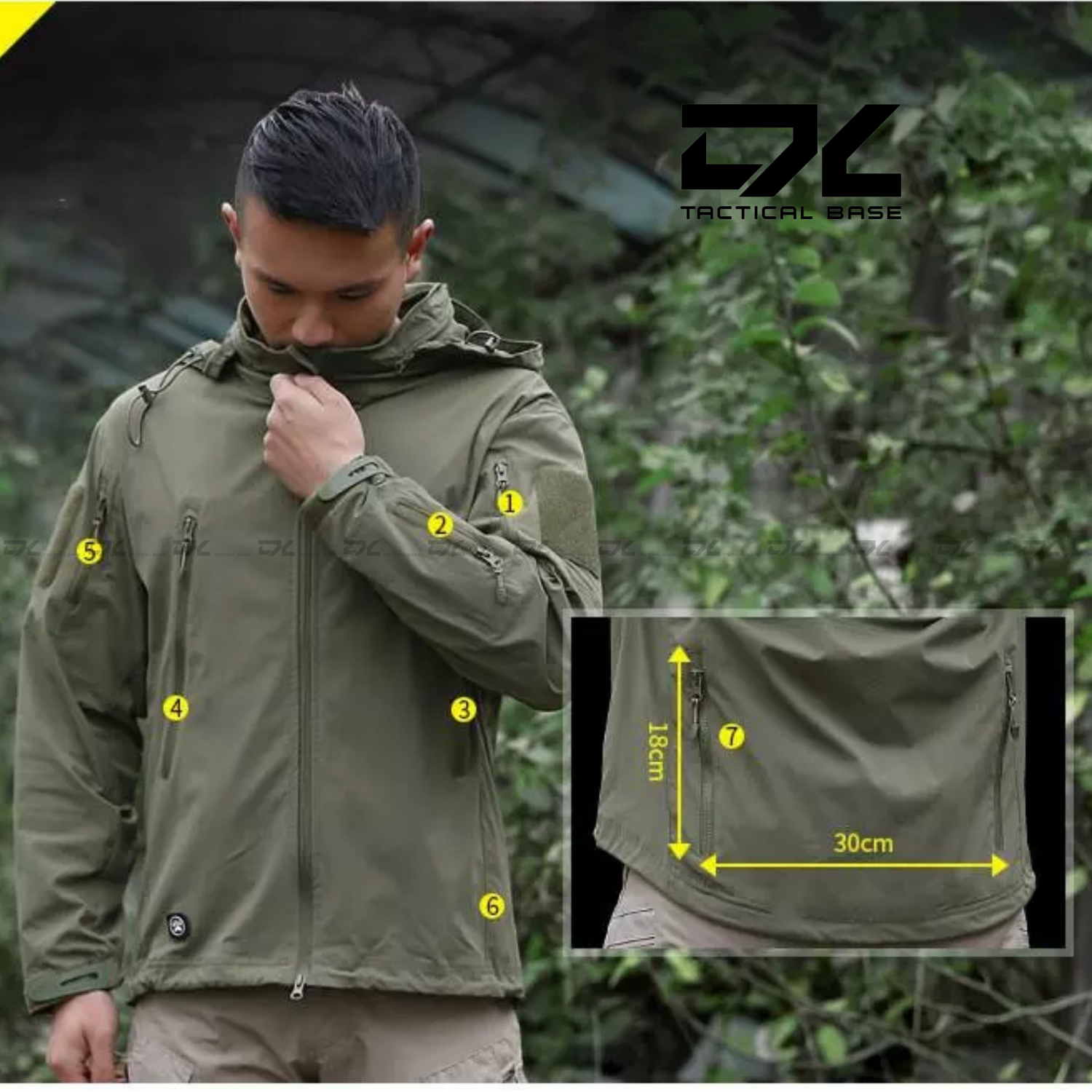 Áo khoác DX tactical Base Ver2.0
