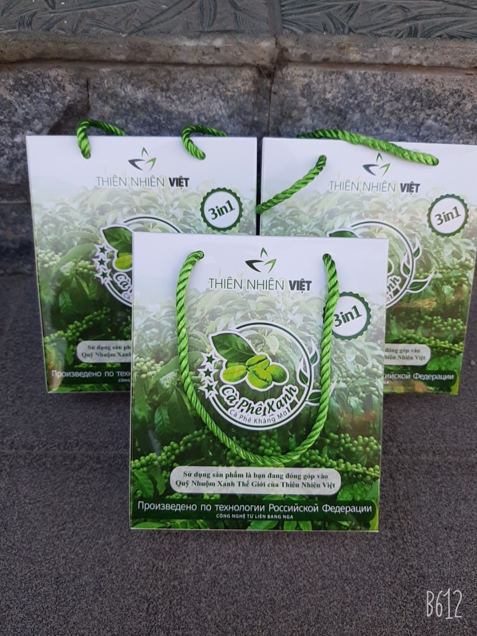 1 gói cafexanh 16 gram dùng thử- loan auth