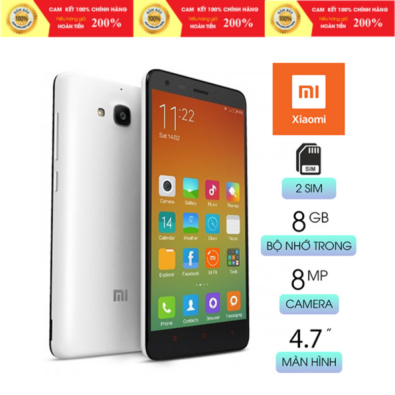 [Xả Kho Thanh Lý] - Điện thoại Xiaomi Redmi 2 (1GB/8GB) - Hàng Chính Hãng