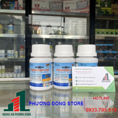 Thuốc diệt muỗi Boxer Permethrin 50EC - Chai 100ml
