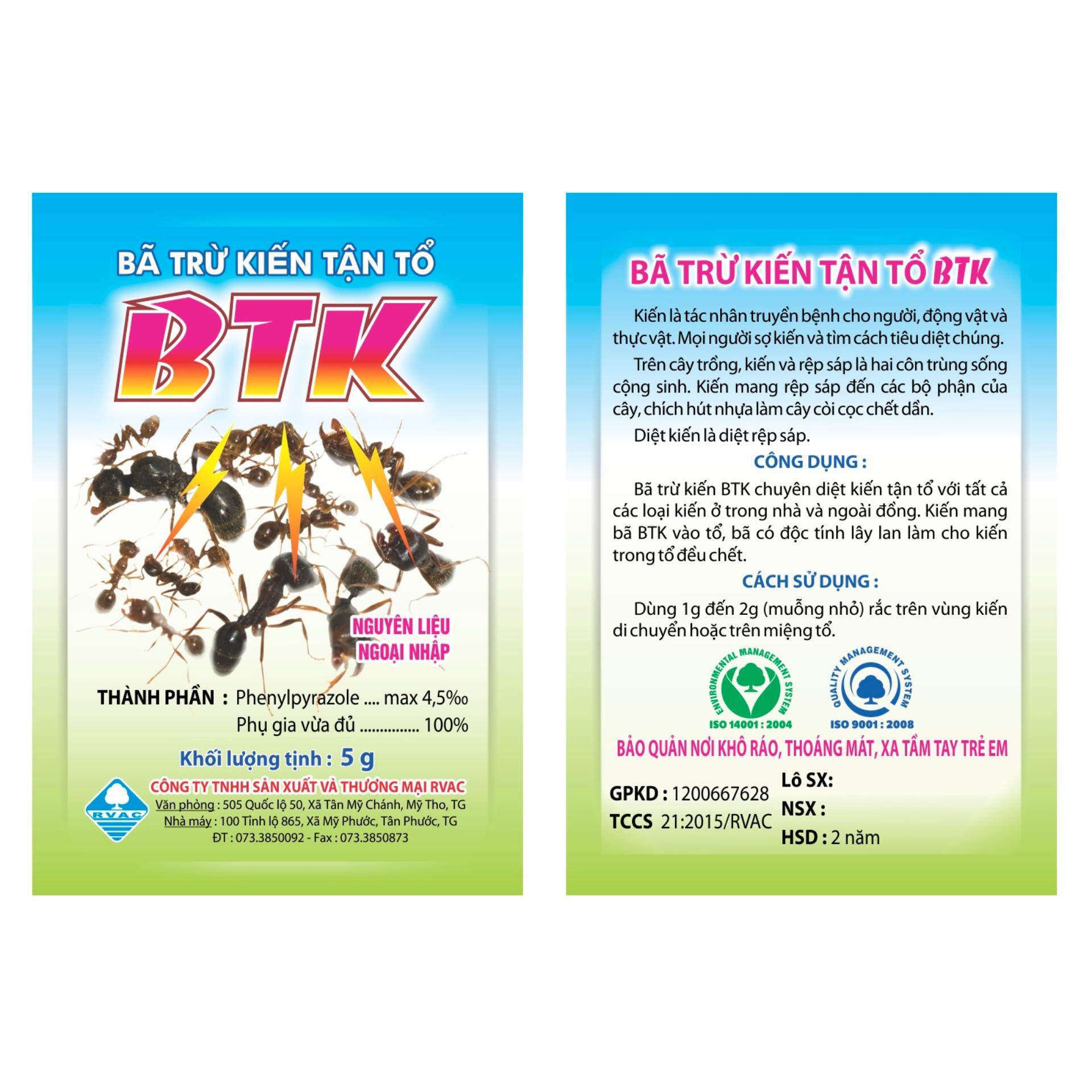 Bã trừ kiến tận ổ btk 5gr