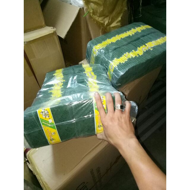 10 miếng cọ xoong nồi nhám xanh