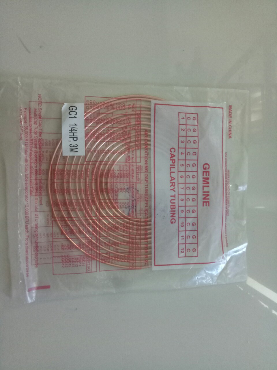 Cáp tủ lạnh-1/6hp, 1/8hp