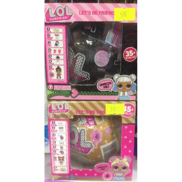 Trứng búp bê lol surprise, pet lol 7 lớp giá rẻ