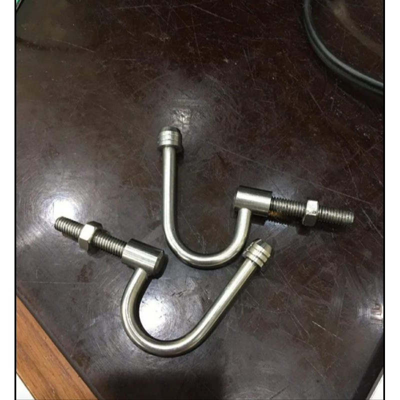 cặp móc treo đồ inox cho xe máy