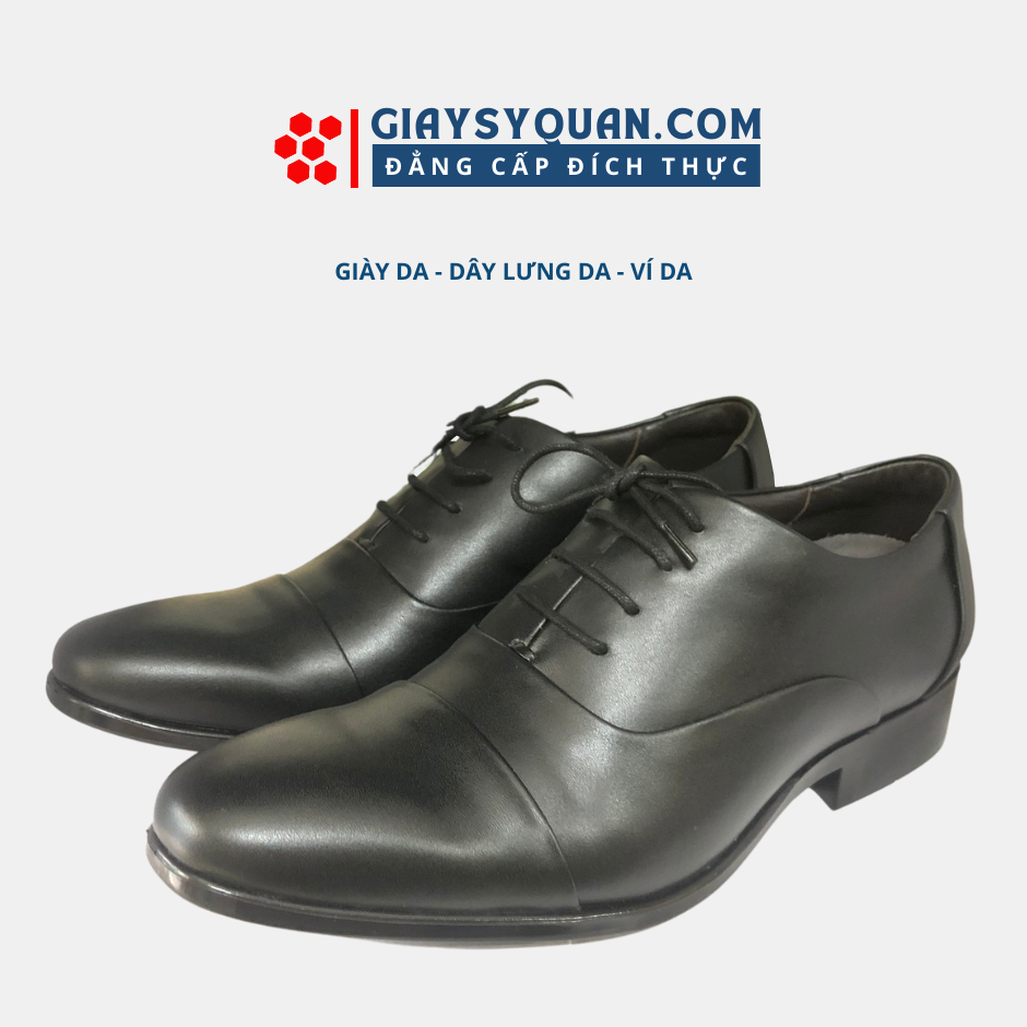 Giày tây nam da thật - Giày công sở nam thời trang bảo hành 12 tháng