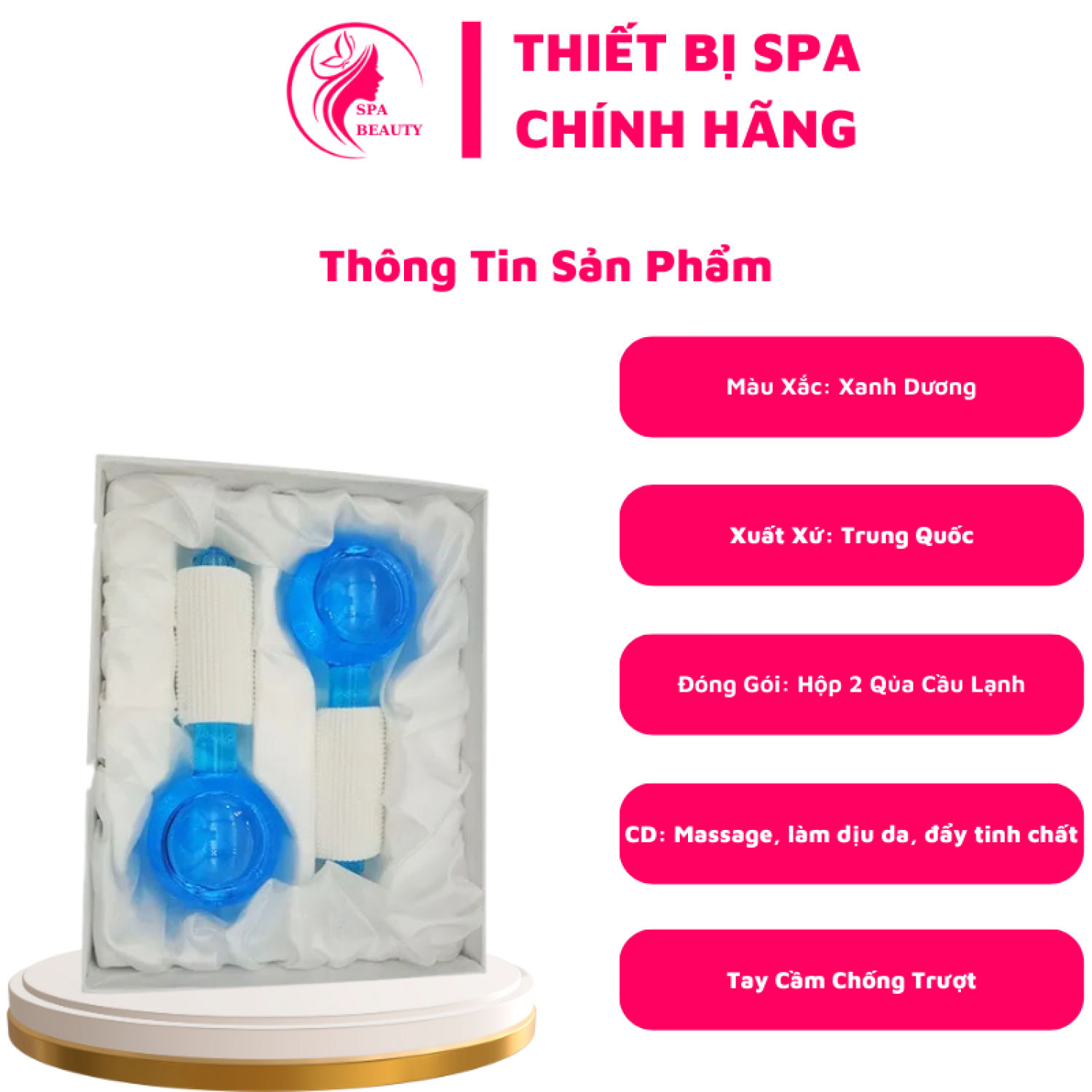 Quả cầu lạnh mɑssage mặt, đẩy tinh chất