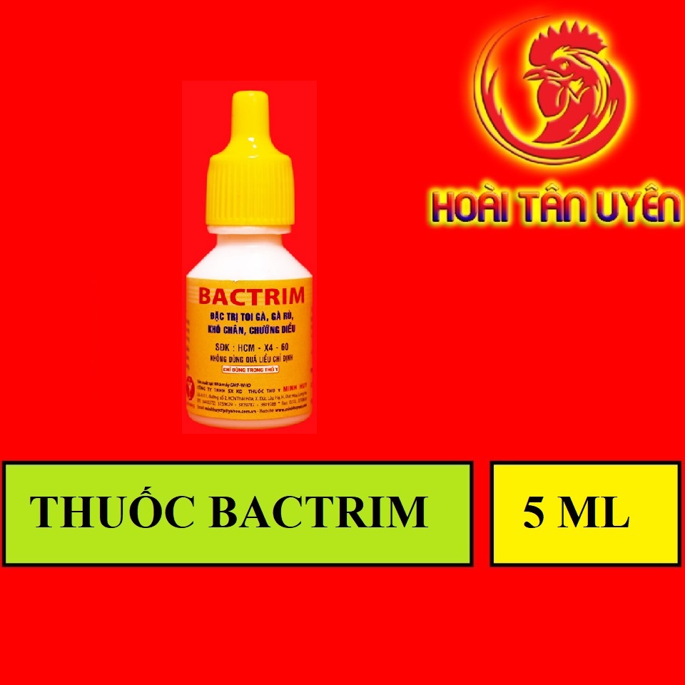BACTRIM gà rù, gà toi 1 LỌ 5ML