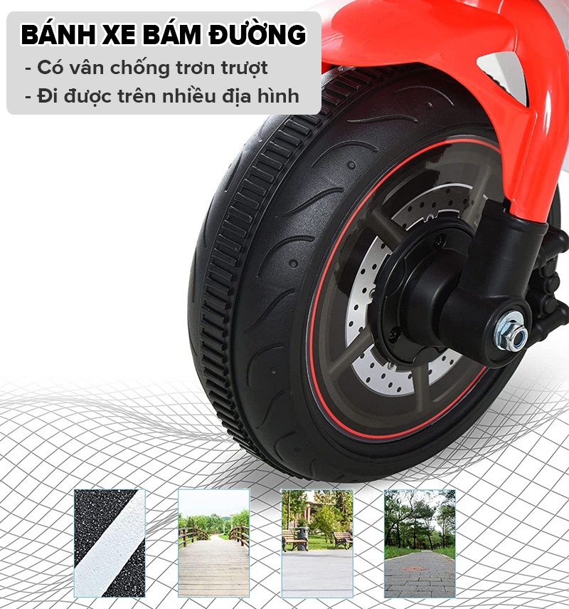 Xe máy điện trẻ em địa hình BBT-2288N