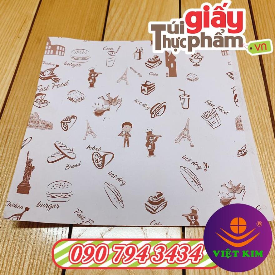 1000 túi giấy Kebab (Fort - in sẵn)