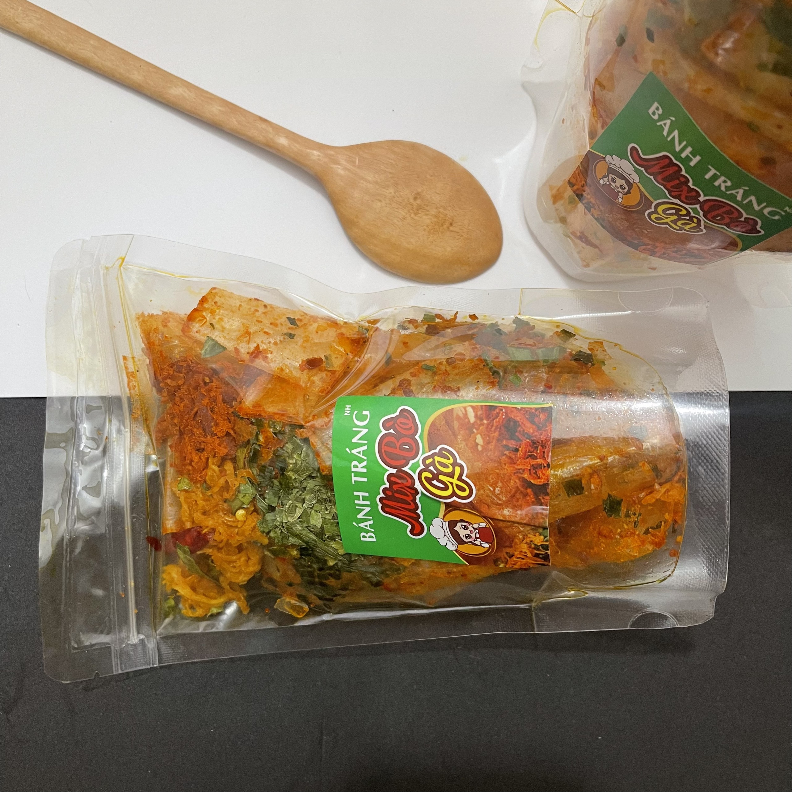 Bánh Tráng Ống Tôm Mix Bò Gà