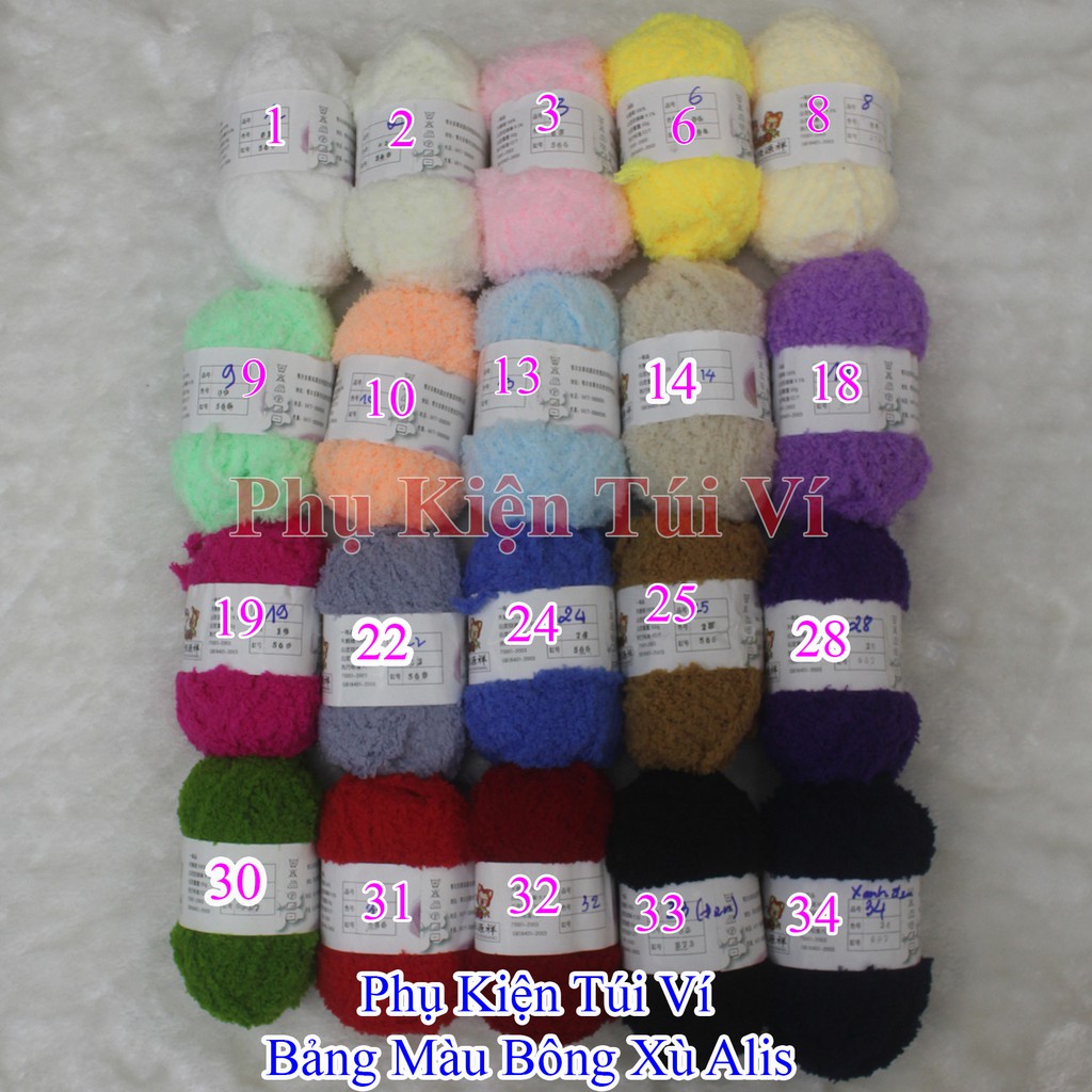 Bông Xù Alis - len bông xù