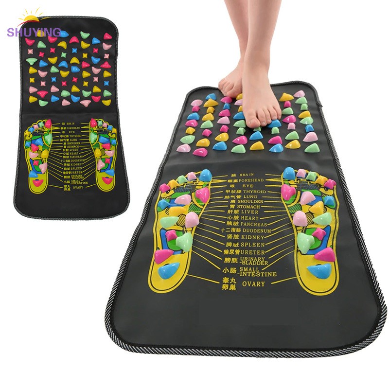 Reflexology thảm mát xa Spa chân Chân Giảm Đau đá đi Bộ chăm sóc sức khỏe