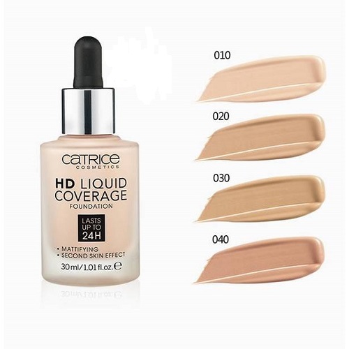 Kem Nền Catrice HD Liquid Coverage Foundation (30ml)