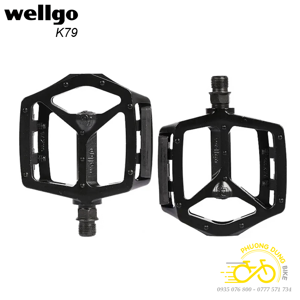 Pedan bàn đạp xe đạp WELLGO K79 VB249 (có thể gắn Strap)
