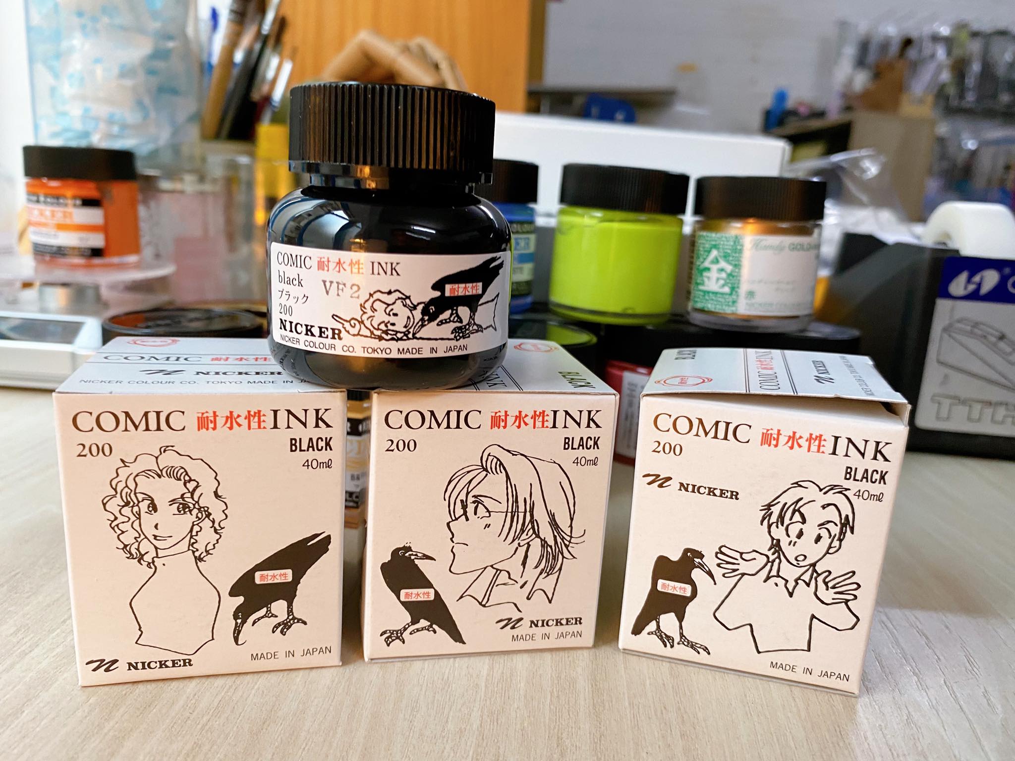 Mực vẽ manga kháng nước Nicker