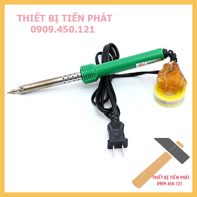Mỏ hàn chì, thiếc cao cấp BERRYLION nhọn cán nhựa xanh 100W chính hãng
