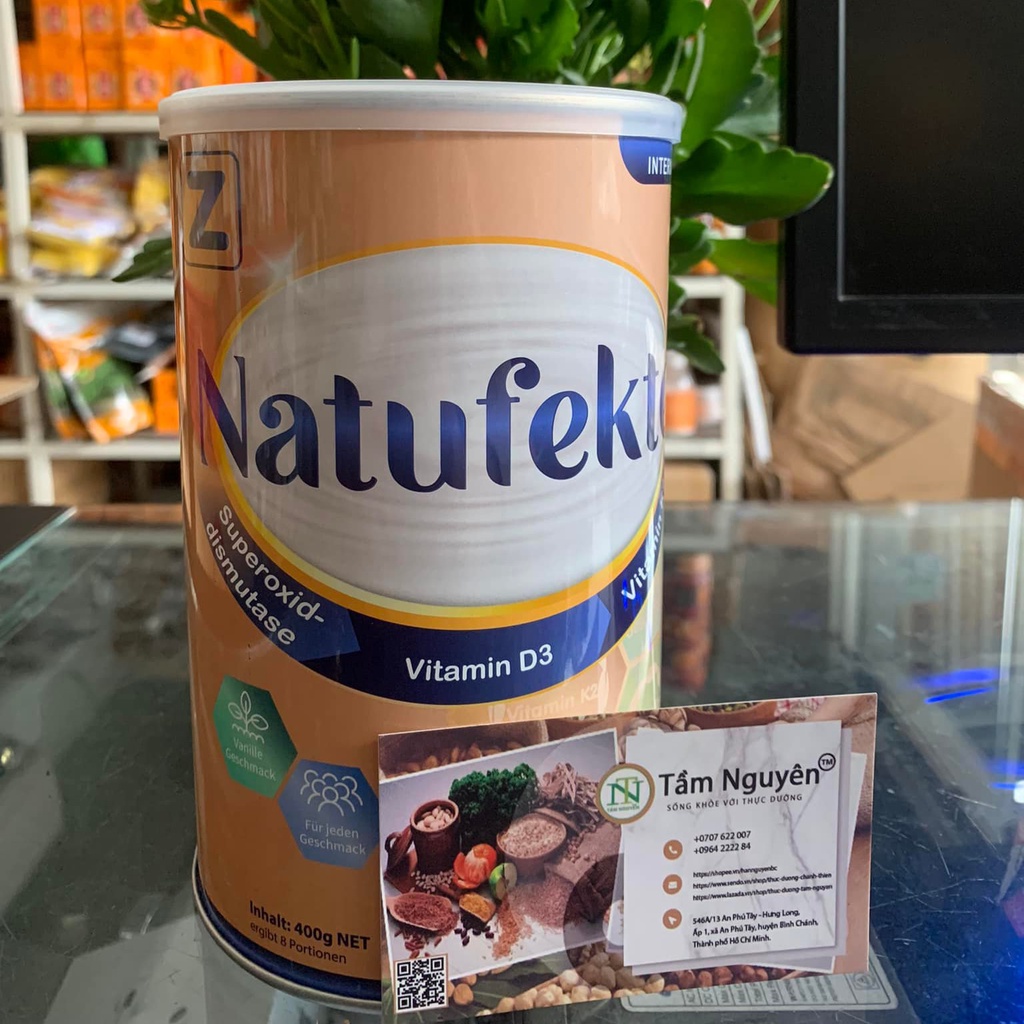 Sữa bột dinh dưỡng natufekte 400g thuần chay