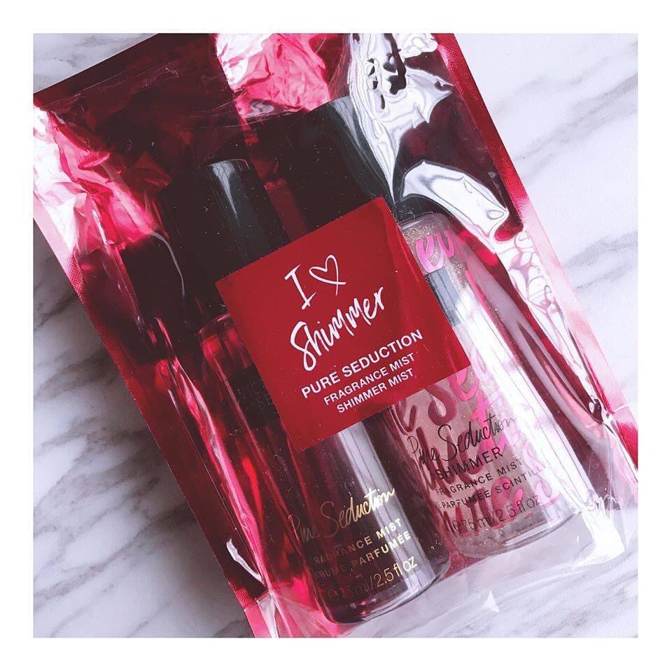 Set 2 món xịt thơm toàn thân Mini Victoria Secret