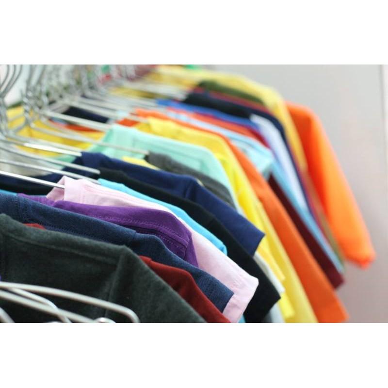 Combo 10 Áo Thun Trơn Nam Nữ Được Chọn Màu Đủ Size