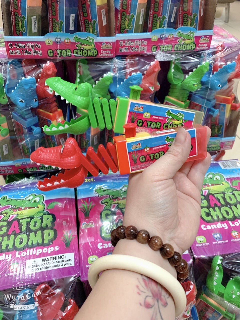 [Siêu rẻ ComBo 3] Kẹo Mút Đồ Chơi Cá Sấu Gator Chomp 17gr