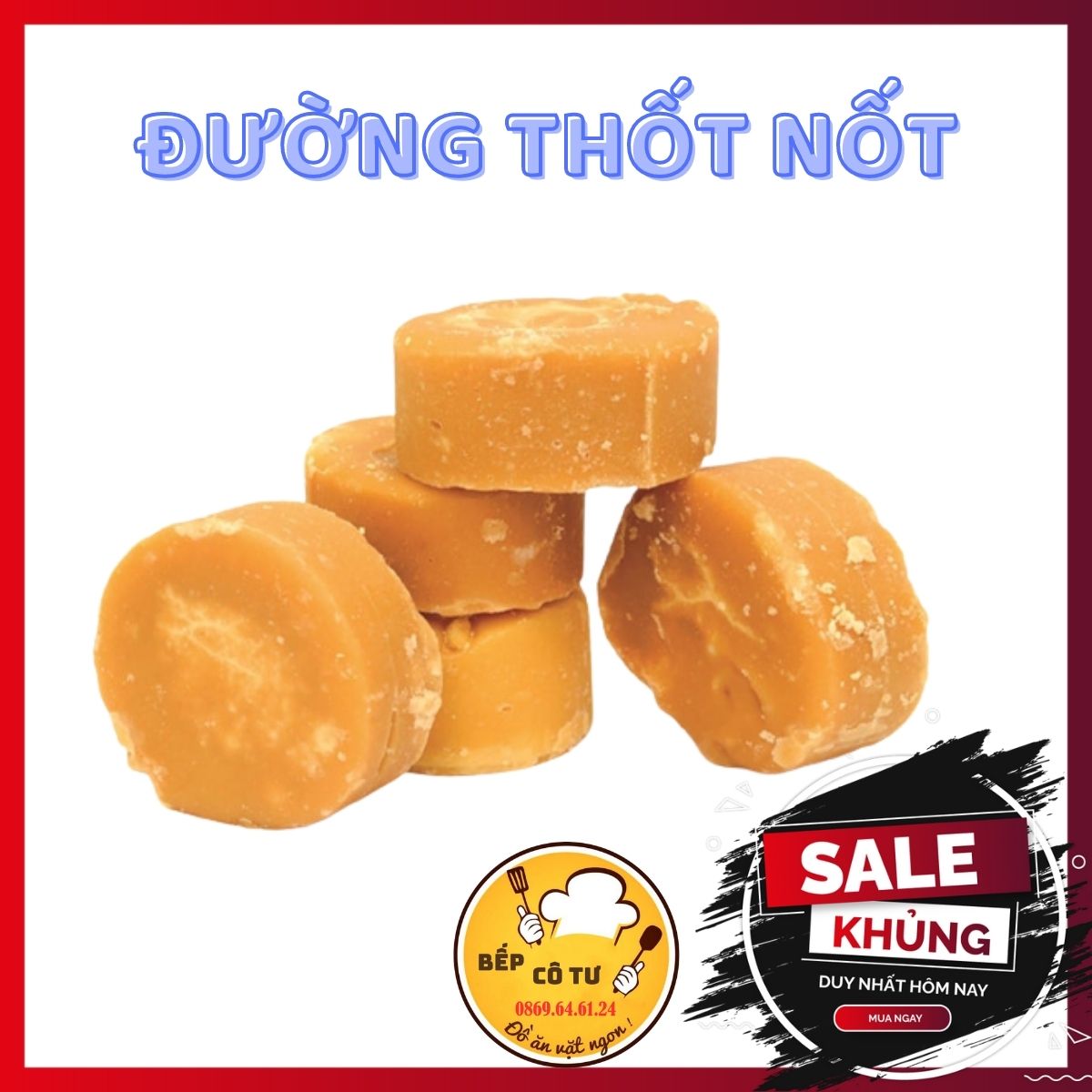 Đường Thốt Nốt An Giang Như Ý Nguyên liệu nấu chè bưởi gói 500Gram-1000gram