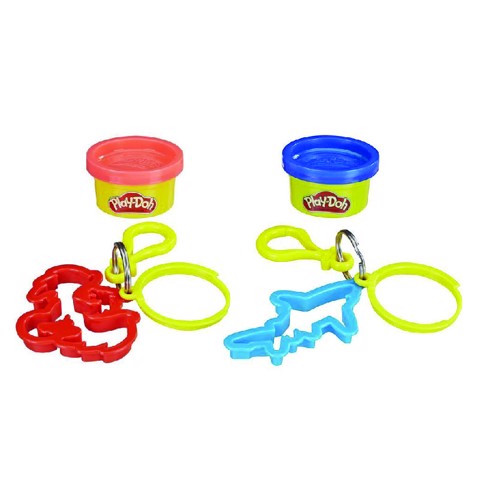 Đồ chơi Hasbro hộp đất nặn móc khóa khủng long và cá mập Play Doh E5000