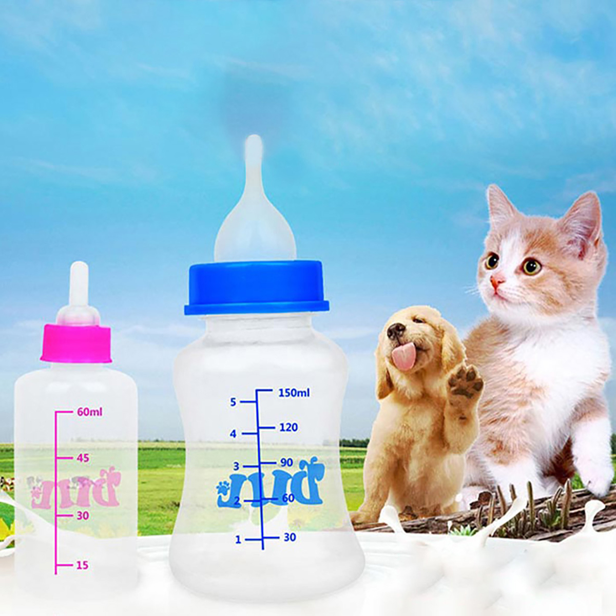 Bình ti sữa cho Chó Mèo ( bình bú ) - CutePets