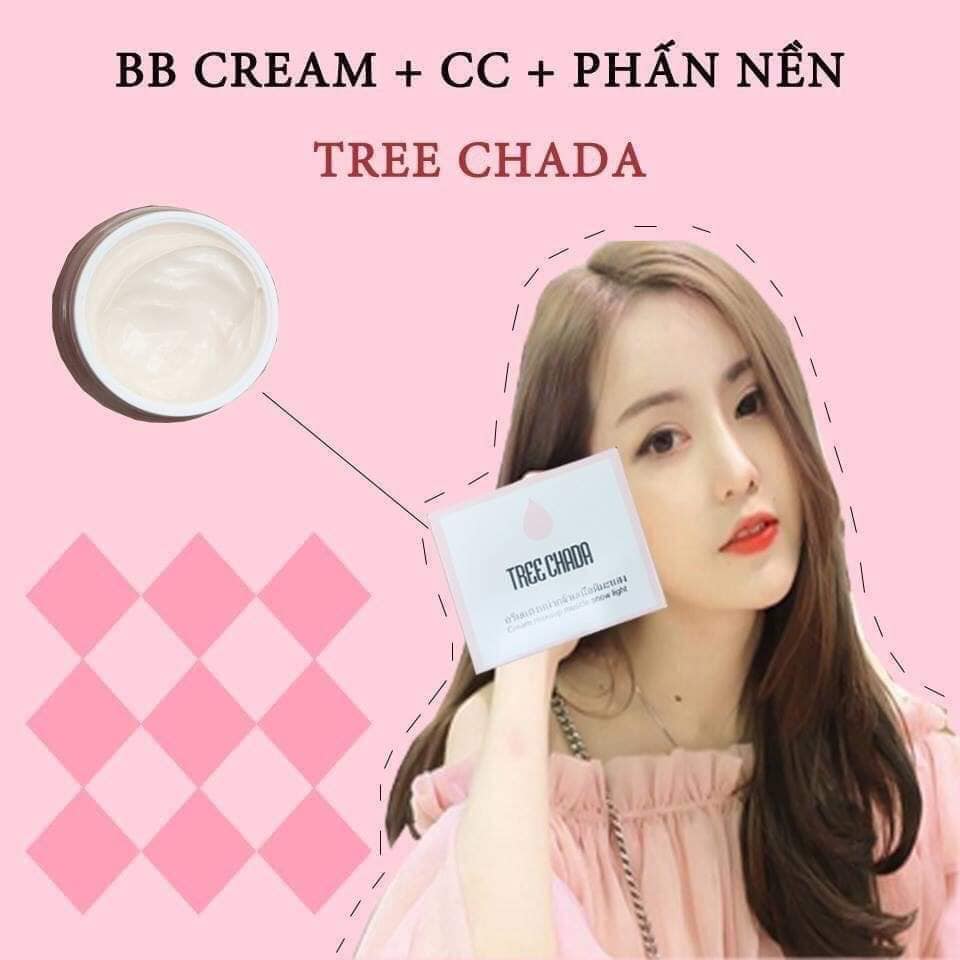 Kem Make-up Thần Thánh TREE CHADA - Hàng Nội Địa Thái Lan