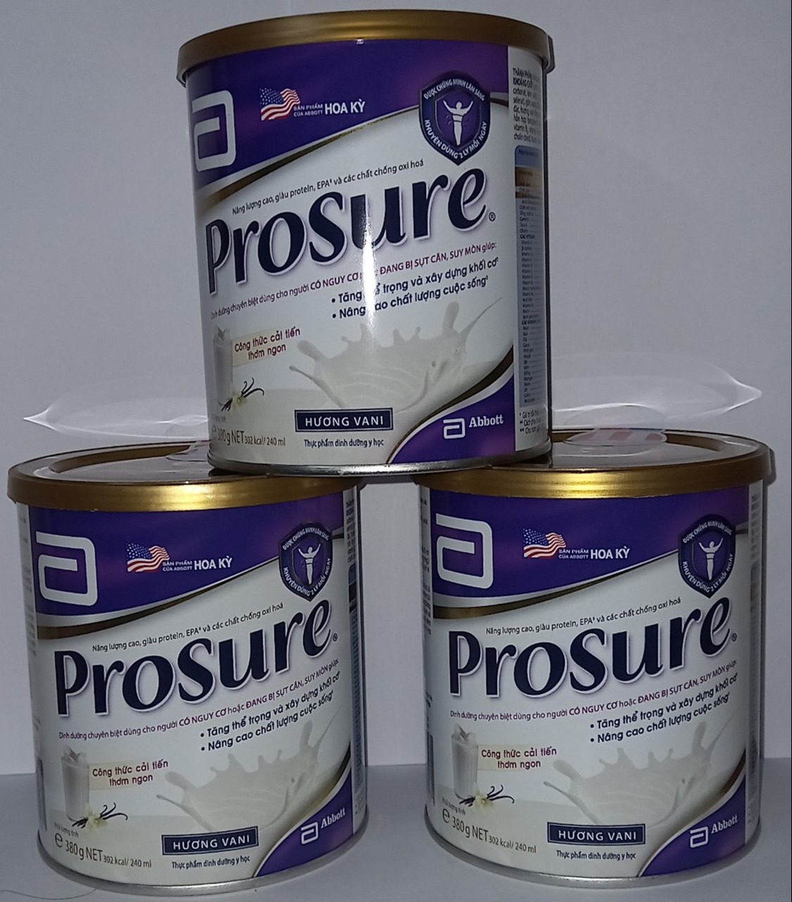 Sữa Prosure Abbott 380g dành cho người bị ung thư