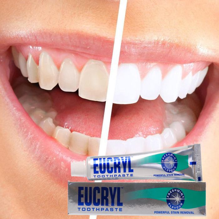 Kem Đánh Trắng Răng Eucryl Toothpaste Freshmint 62g