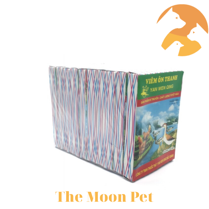 COMBO 25 VĨ VIÊM ÔN THANH - THUỐC DÙNG CHO GÀ ĐÁ, CHIM CẢNH