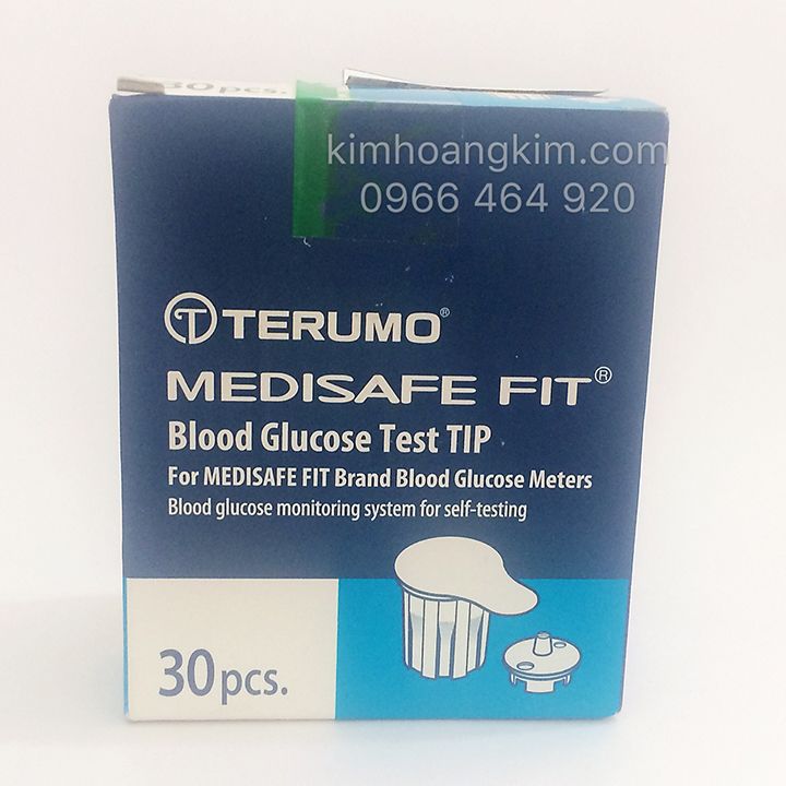 combo que + kim thử đường huyết Terumo FIT
