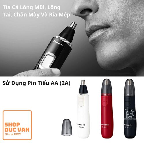 Máy Cắt Tỉa Lông Mũi Panasonic ER-GN12 Nội Địa Nhật [ Shop Đức Vân ]