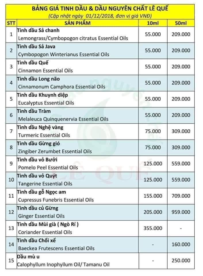(Lê Quế) Tinh dầu long não Lê Quế Chai 10ml Tinh dầu nguyên chất Koshka Home