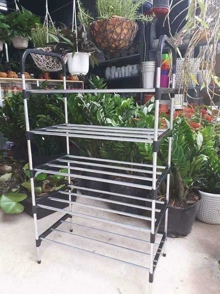 KỆ GIẦY 5 TẦNG INOX