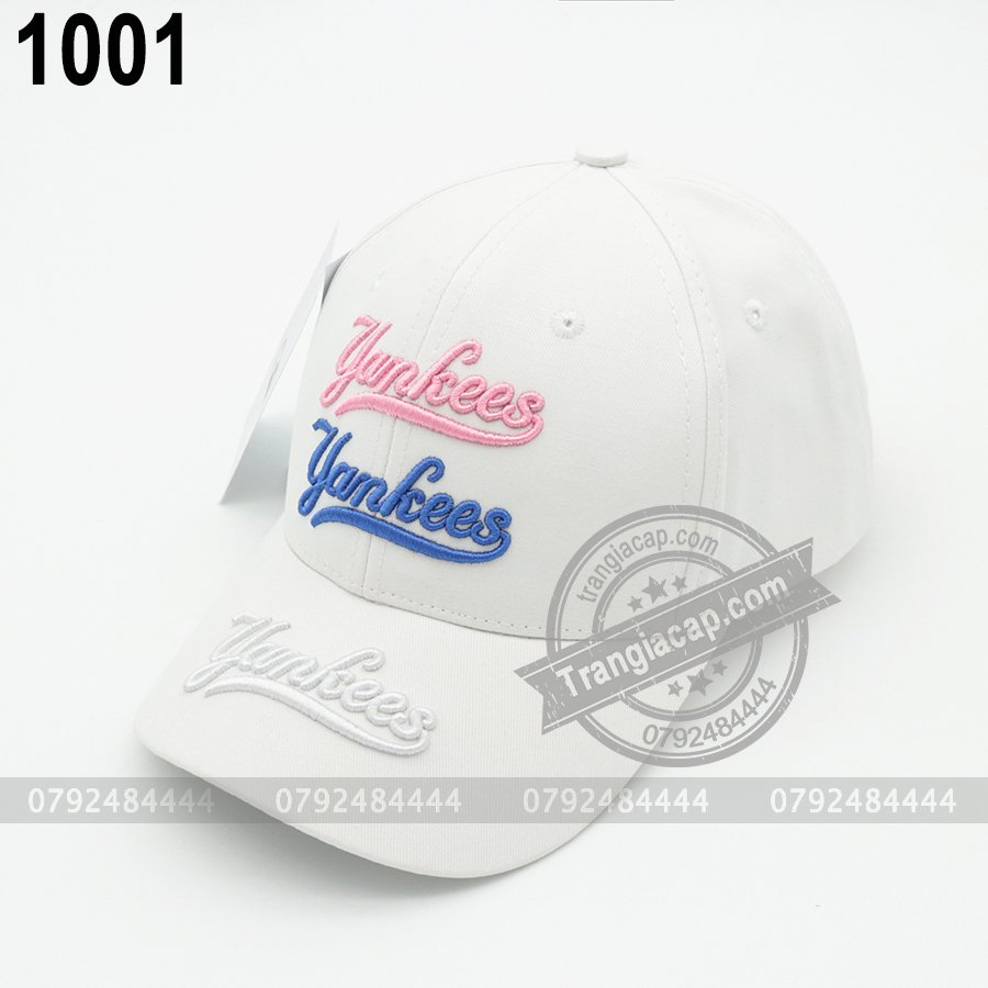 Nón kết MLB Yankees họa tiết 3 chữ