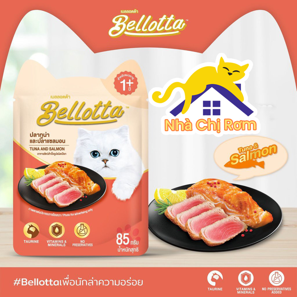 Pate Bellotta cho mèo gói 85g